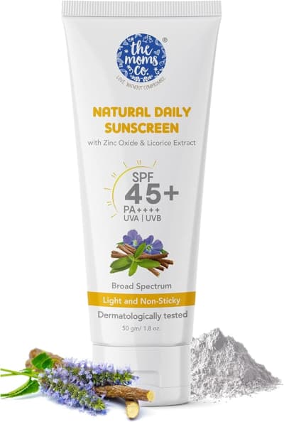 The Moms Co Natural Mineral Sunscreen SPF 50 for Babies — buy on Amazon India
