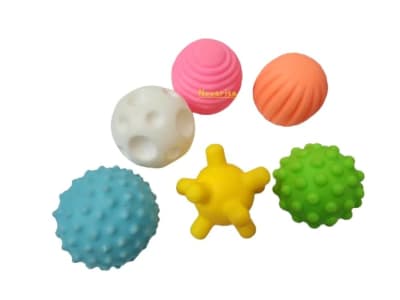 Silicone Sensory Balls Textured Set 6 Pack — buy on Amazon India
