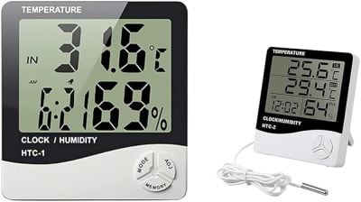 Digital Room Thermometer & Hygrometer Combo — buy on Amazon India
