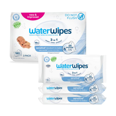 WaterWipes Sensitive Baby Wipes 99.9% Water — buy on Amazon India