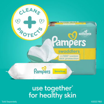 Pampers Swaddlers Wipes (Blue Pack) — buy on Amazon India