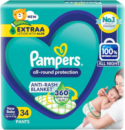 Pampers Pants Size M New Born Diaper Pants — buy on Amazon India
