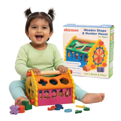 Shumee Wooden Shape Sorter Toy — buy on Amazon India