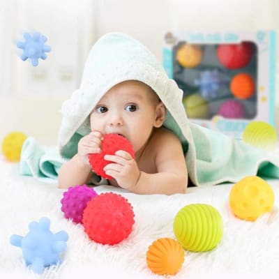 Babies Bloom Textured Sensory Balls Set — buy on Amazon India
