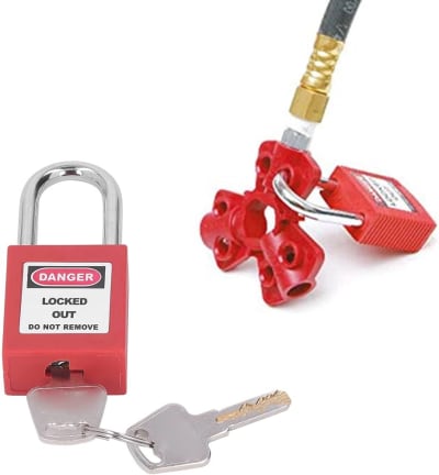 LPG Cylinder Safety Lock with Key — buy on Amazon India