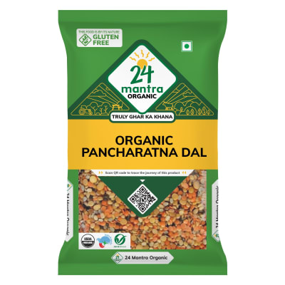 24 Mantra Organic Mixed Dals 1kg (Moong, Masoor, Chana) — buy on Amazon India
