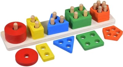 Authfort Montessori Color Sorting Stacker — buy on Amazon India