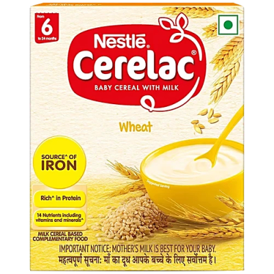 Nestlé Cerelac Wheat & Milk Baby Cereal 300g — buy on Amazon India