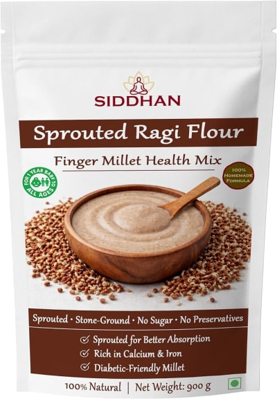 Babyorganic Ragi Flour (Organic, 500g) - Iron-Rich Finger Millet — buy on Amazon India