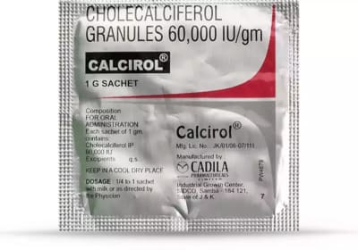 Calcirol Vitamin D3 Sachets — buy on Amazon India