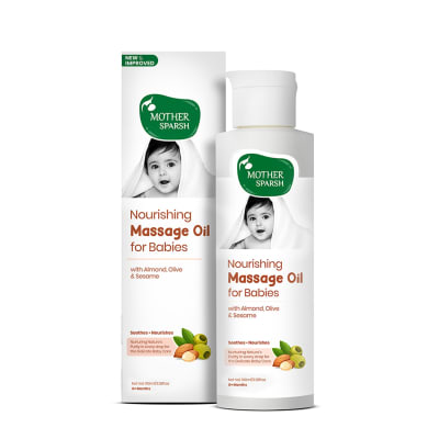 Mother Sparsh Organic Baby Oil - Coconut (200ml) — buy on Amazon India