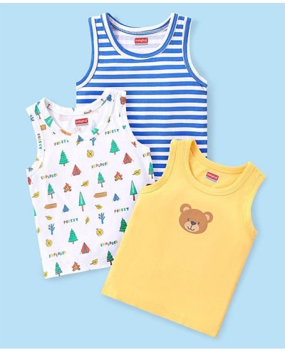 Babyhug Cotton-Polyester Baby Vest Pack — buy on Amazon India