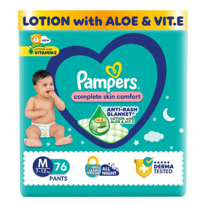 Nappa Comfort Pants Medium (M) Size Baby Diapers, 54 pcs - Pack of 1 — buy on Amazon India