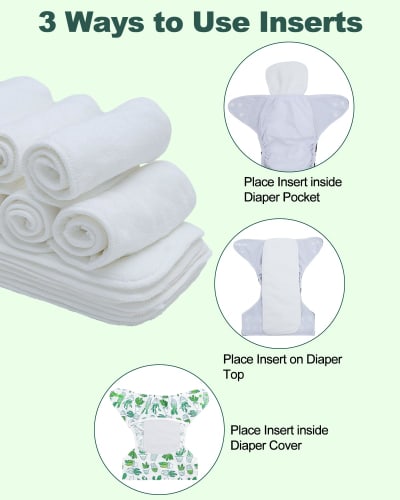 Pee Safe Microfiber Diaper Insert (Pack of 2) — buy on Amazon India