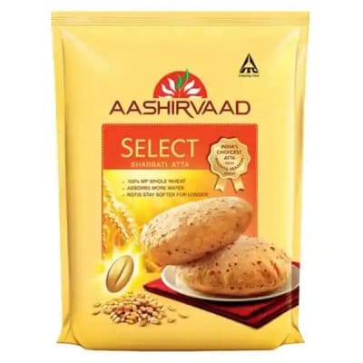 Aashirvaad Select Chakki Atta Whole Wheat Flour (Family Pack) — buy on Amazon India