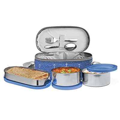 Milton Thermosteel Stainless Steel Lunch Box 350ml — buy on Amazon India