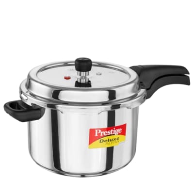 Prestige Deluxe Plus Stainless Steel Pressure Cooker 5L — buy on Amazon India