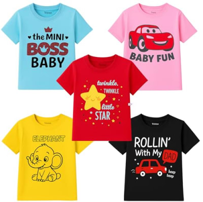 FirstCry Organic Baby T-Shirt Pack (Set of 2) — buy on Amazon India