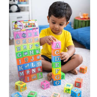 Webby Non-Toxic ABC Learning Blocks — buy on Amazon India