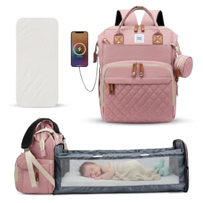 Mee Mee Diaper Bag with Waterproof Material and Insulated Bottle Holder — buy on Amazon India