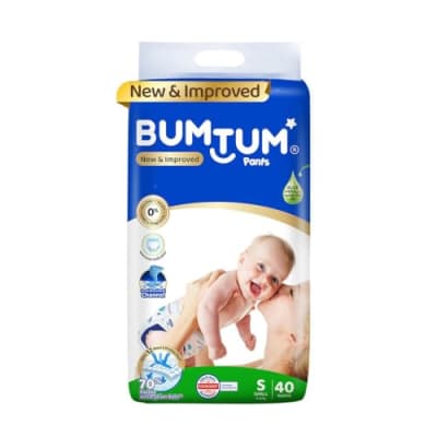 Bumtum Diaper Pants with Snap Buttons, Small, 4-8 kg — buy on Amazon India