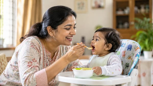 3-Dal Khichdi Recipe for 8+ Month Baby: Easy Pressure Cooker Method with Iron & Protein
