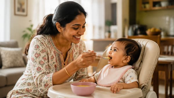 Pumpkin Ragi Porridge for 7+ Month Babies: IAP-Approved Recipe with Pressure Cooker Method