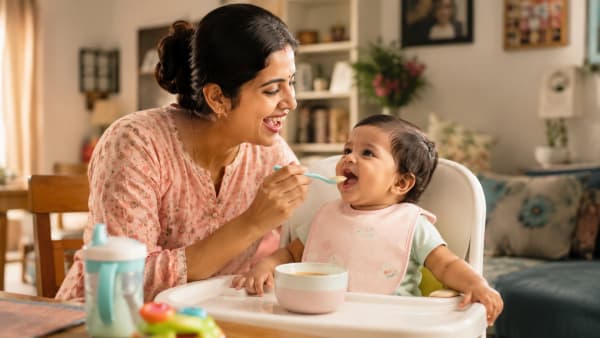 Paneer Khichdi for 12 Month Baby: Easy Pressure Cooker Recipe with Pumpkin & Ghee
