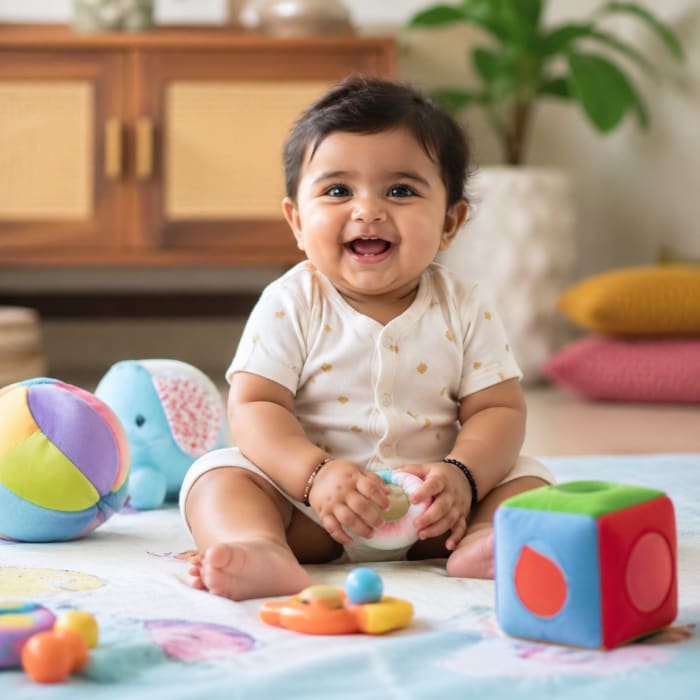 Indian mother with baby — Baby Junctions