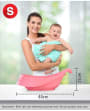 Babyhug Compact Baby Bathing Tub with Cushion Support