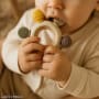 Cubbiekit Natural Wood Teether Ring with Beeswax Finish