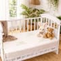 Solimo Anti-Fungal Waterproof Crib Mattress Protector