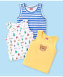Babyhug Cotton-Polyester Baby Vest Pack