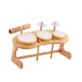 Wooden Tabla Set for Toddlers - Hand Drum with Mallets