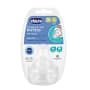 Chicco Slow Flow Silicone Teats (Pack of 2)