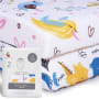 Babyhug 100% Organic Cotton Crib Sheet Set (White, Pack of 2)