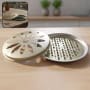 Generic Metal Mosquito Coil Holder with Lid (Stainless Steel)