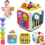 FunBlast Activity Cube with Bead Maze and Shape Sorter