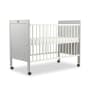 Godrej Multipurpose Wooden Baby Crib with Firm Coir Mattress (White)