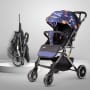 LuvLap 4-in-1 Baby Stroller with Reversible Seat and Canopy