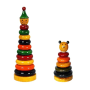 Little Genius Stacking Rings with Wooden Base Post