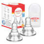 Mee Mee Replacement Silicone Nipple Set (Slow Flow) for Glass Bottles