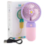 Amazon Basics Rechargeable Portable Handheld Fan (USB-C, 3-Speed)