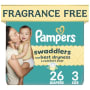 Pampers Swaddlers Diapers Size 3 (4–8 kg, 40 Count)
