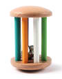 Babysafety Wooden Rattle with Natural Finish BIS Certified
