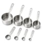 Stainless Steel Scoops & Measuring Cups Set (8 pieces)