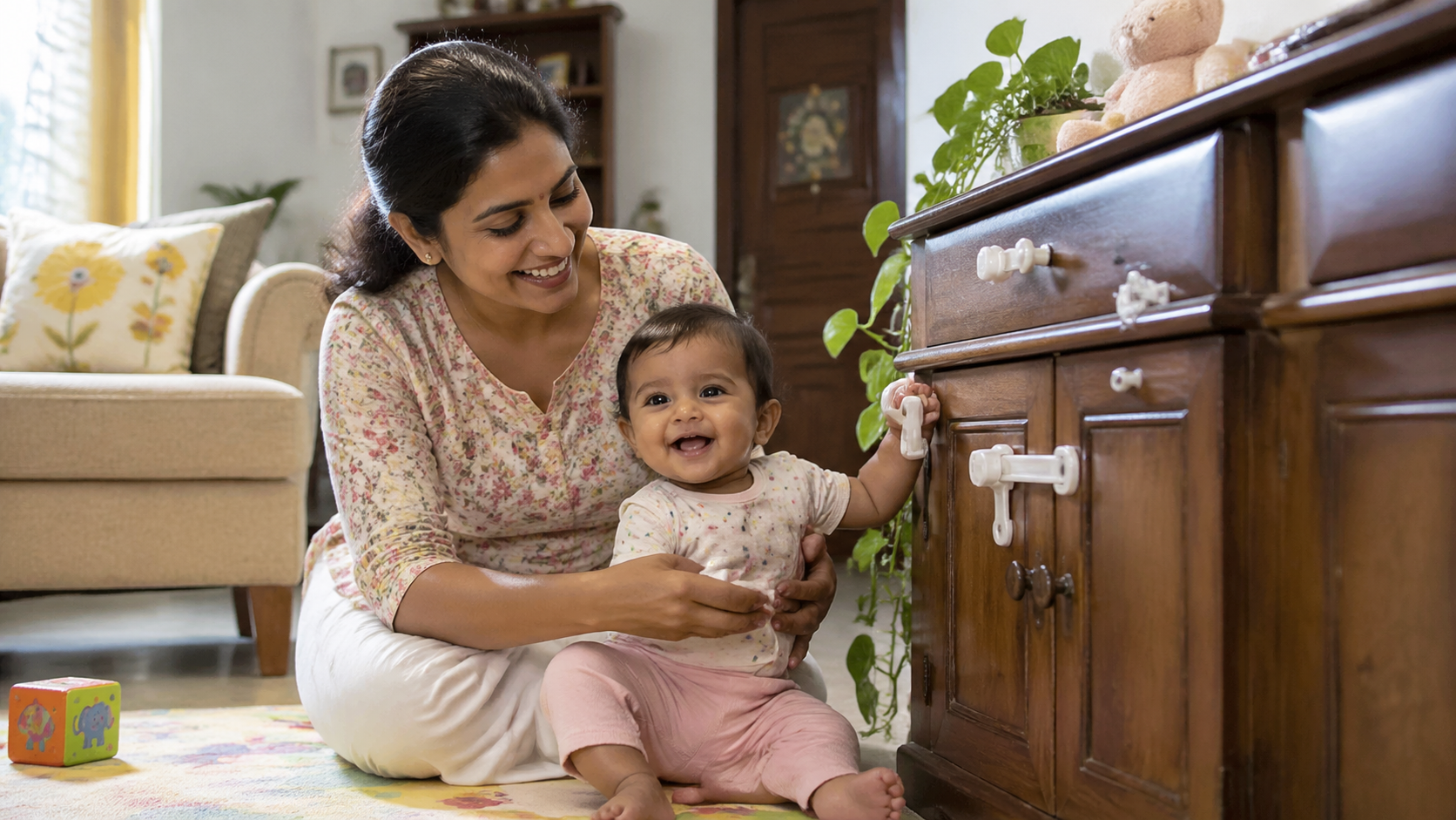 Complete Baby Proofing Checklist for Indian Homes: Room-by-Room Safety Guide for 6-12 Month Crawlers
