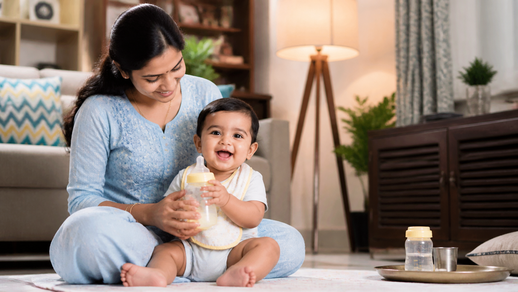 First-Time Parent's Guide to Starting Solids at 6 Months: Indian Foods, Safety & Products