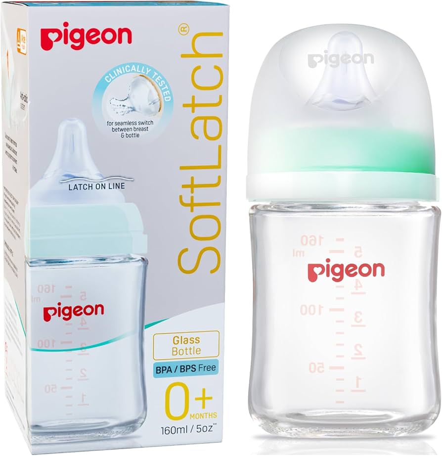 Pigeon Peristaltic Plus Glass Nursing Bottle 240ml