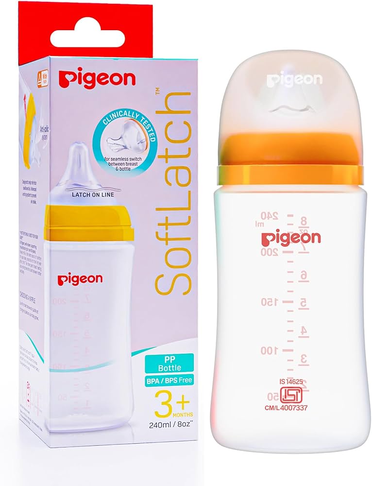 Pigeon SofTouch Peristaltic Plus PP Bottle 240ml